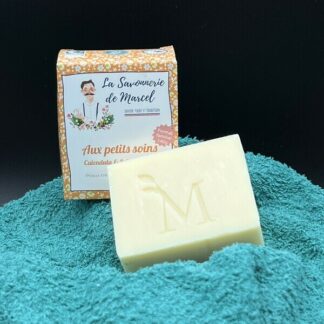 Savon Aux petits soins - Calendula & Lait de chèvre