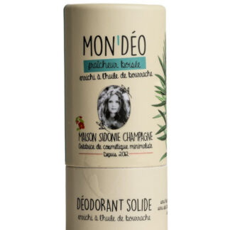 Déodorant solide en stick fraîcheur boisée - Maison Sidonie Champagne