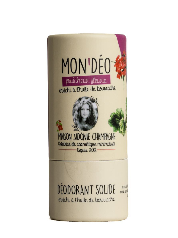 Déodorant solide en stick fraîcheur fleurie - Maison Sidonie Champagne